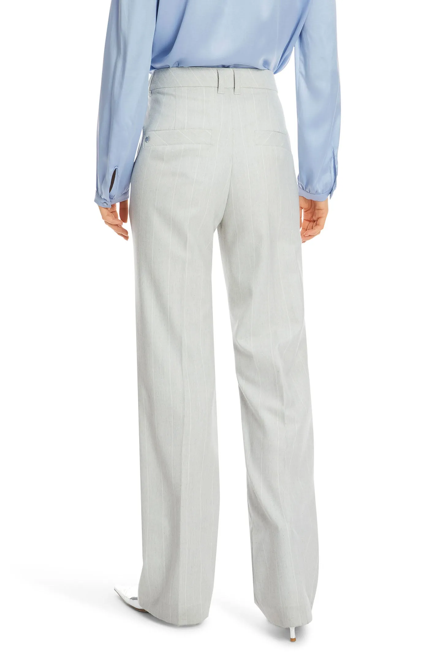 Marc Cain Collection Trousers High Waist Smoke Grey XC 81.54 W19 182