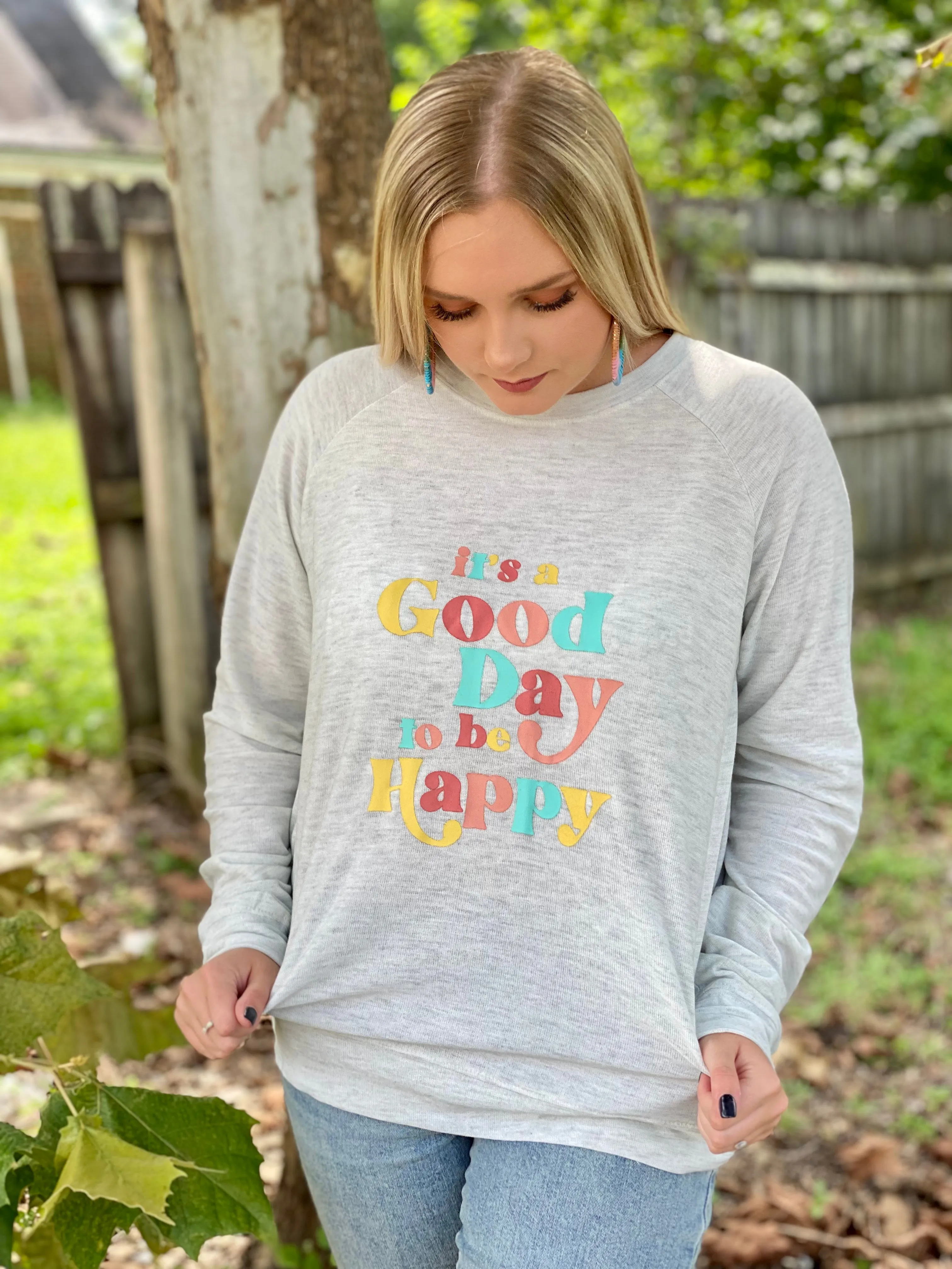 Mary Square Britt Good Day Sweatshirt
