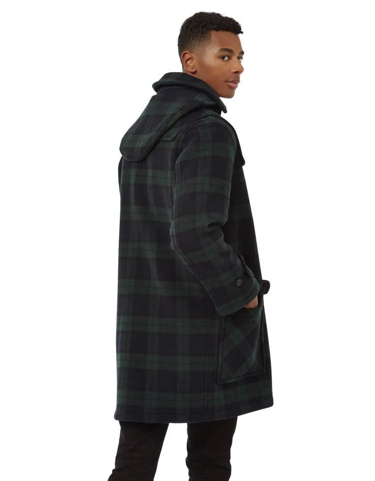 Men's London Classic Fit Duffle Coat - Blackwatch