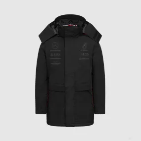 Mercedes Team Winter Coat, Black, 2023