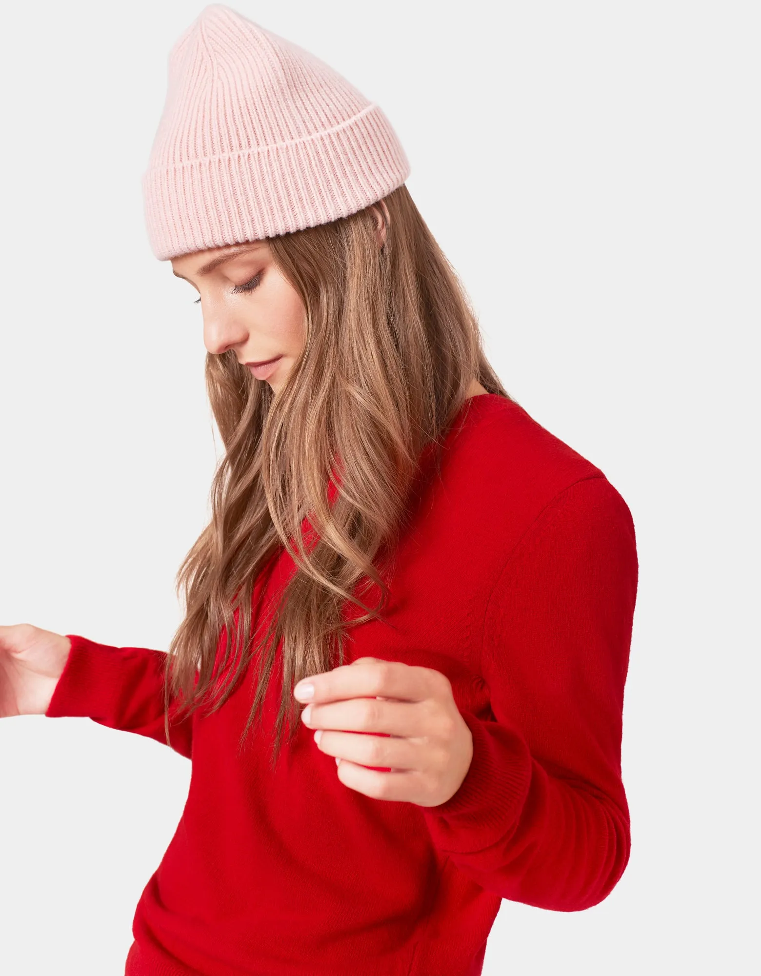 Merino Wool Beanie - Purple Haze