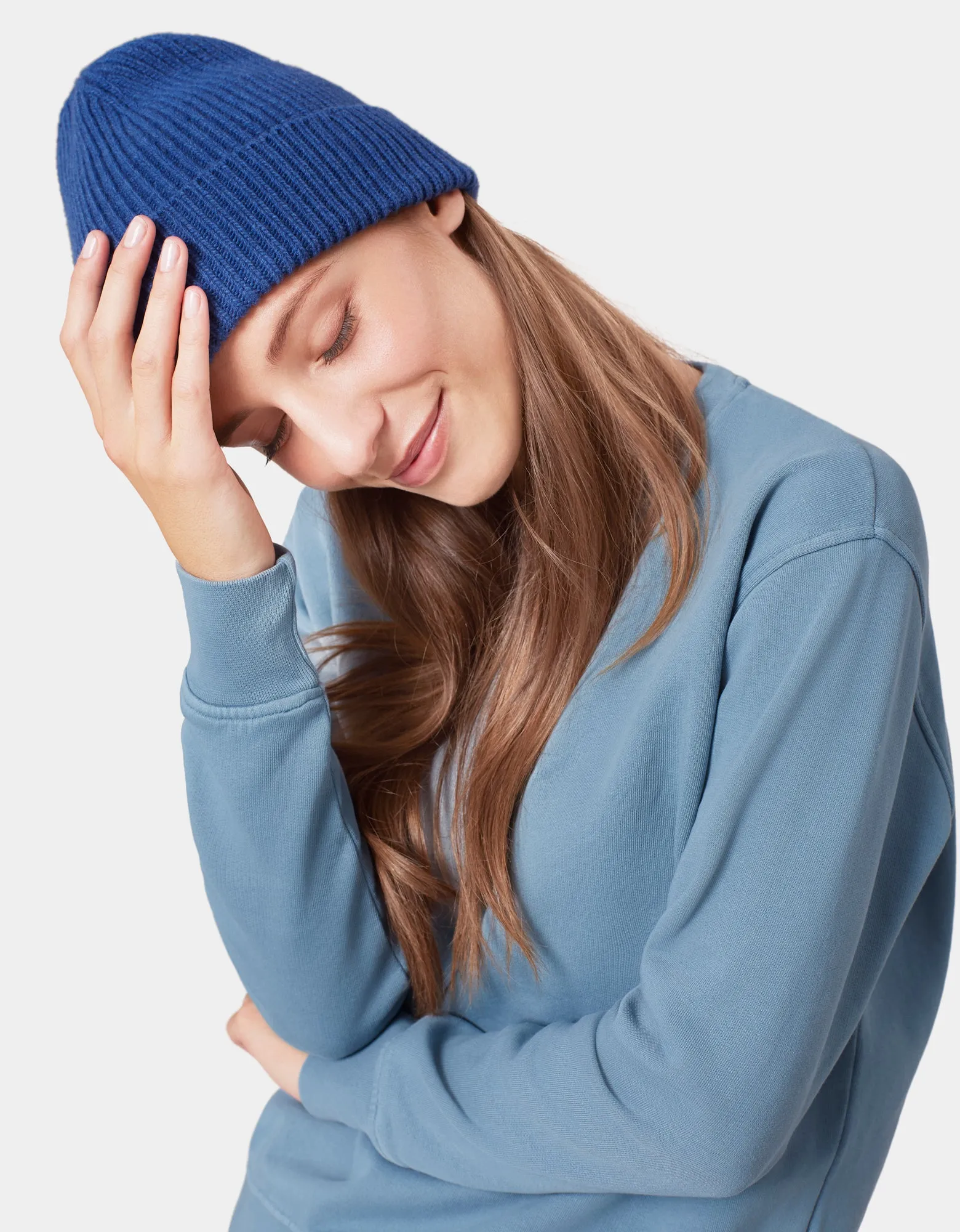 Merino Wool Beanie - Purple Haze