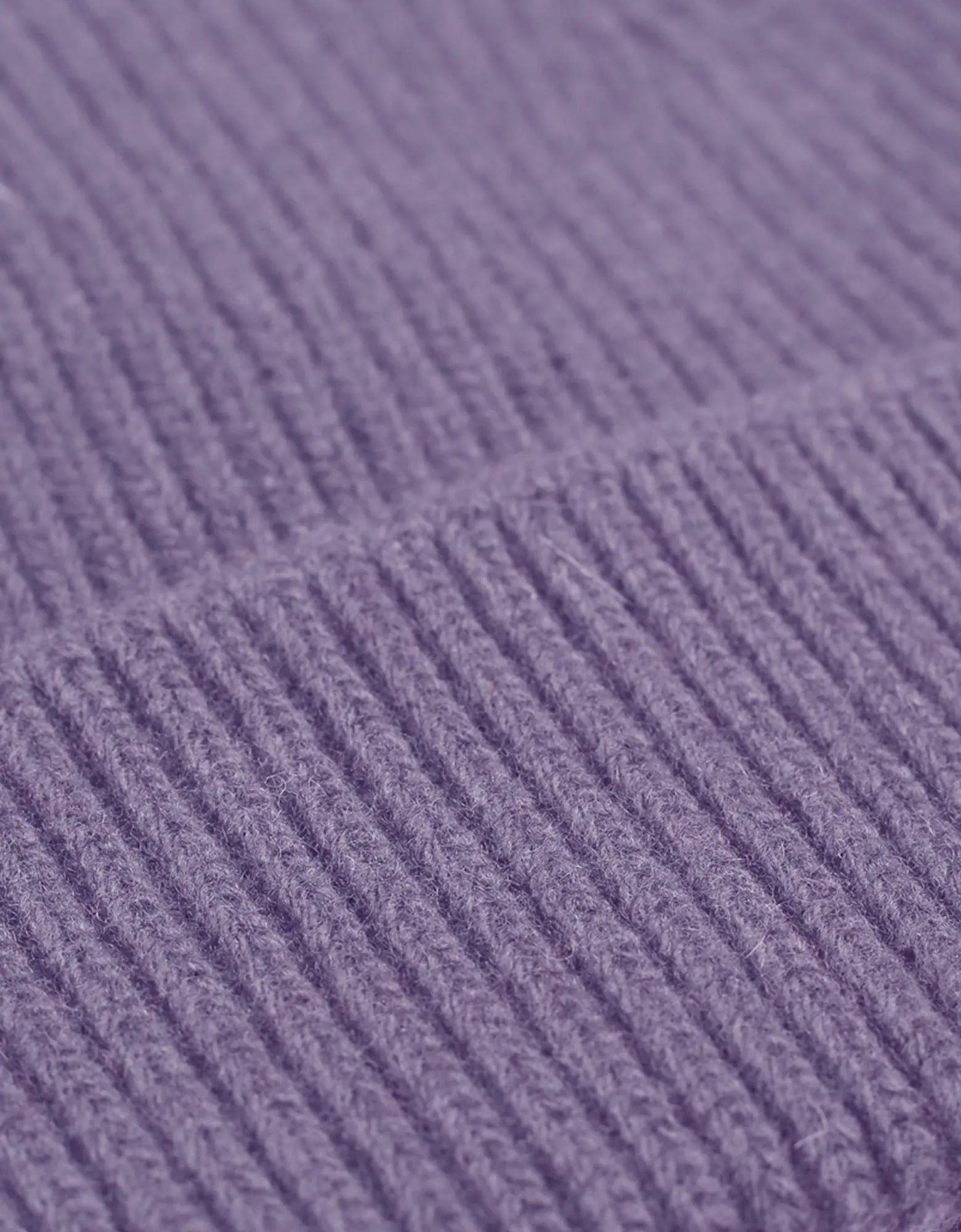 Merino Wool Beanie - Purple Haze