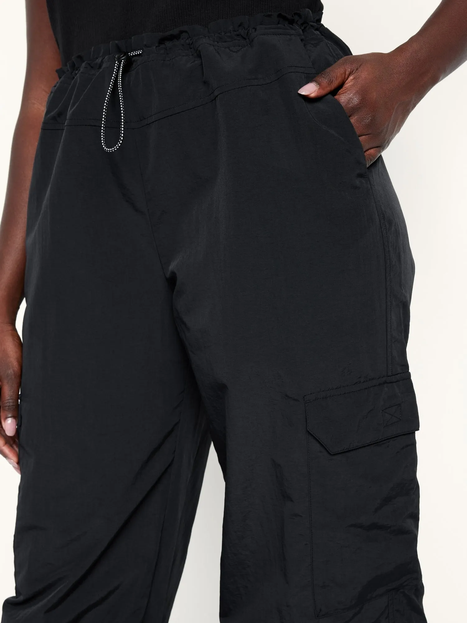 Mid-Rise Cargo Performance Pants for Women