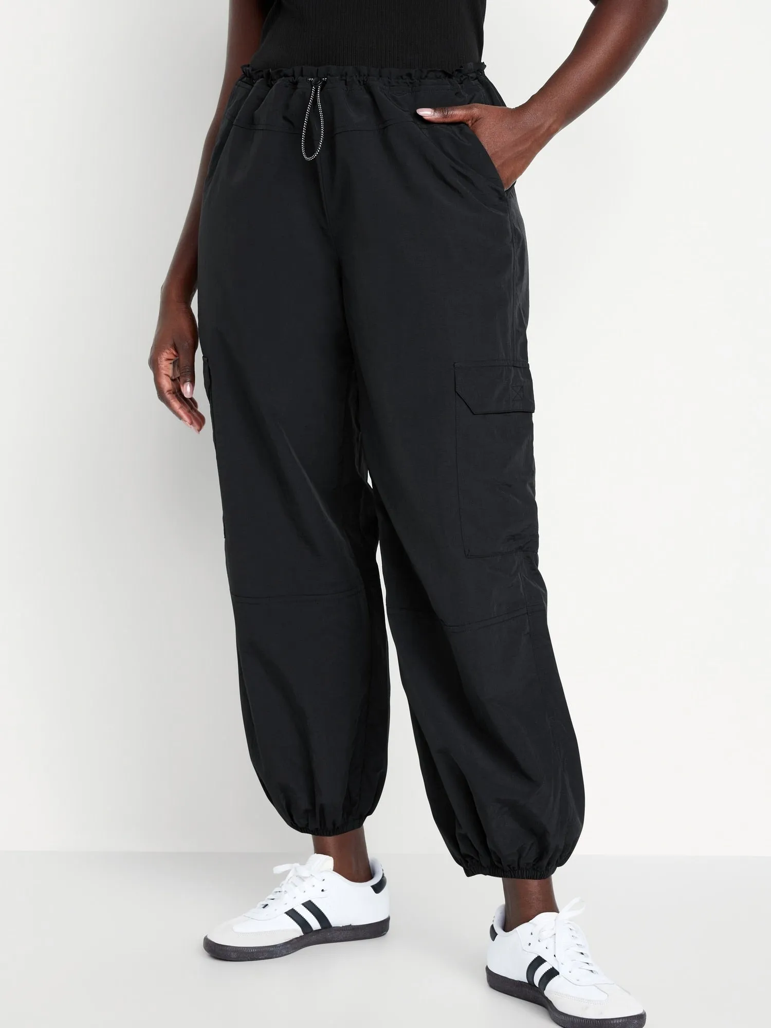 Mid-Rise Cargo Performance Pants for Women