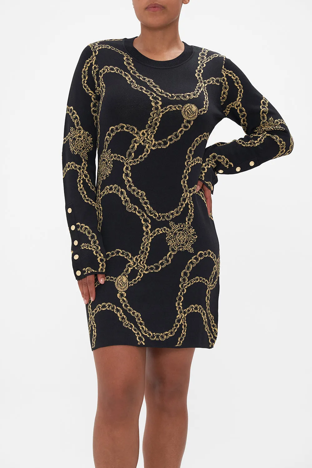 MINI KNIT DRESS JEALOUSY AND JEWELS
