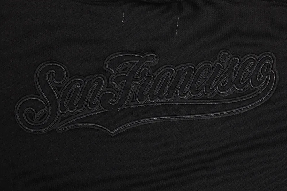 MLB SAN FRANCISCO GIANTS NEUTRAL WOMEN'S CREWNECK (BLACK)