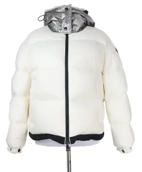 Moncler White Down Coat sz 2