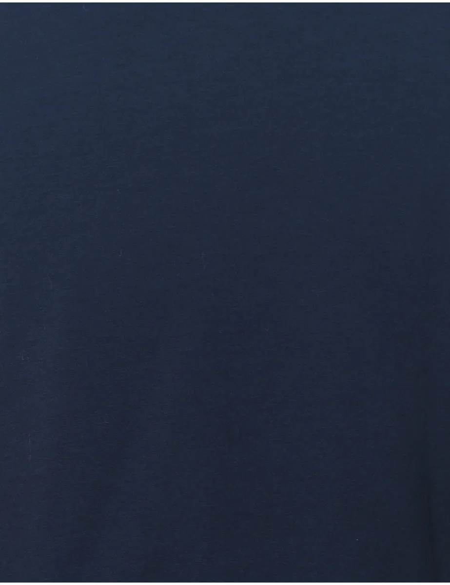 Navy Plain Sweatshirt - S