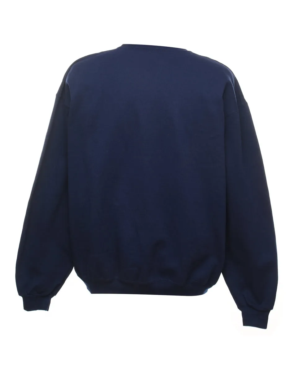 Navy Plain Sweatshirt - XXL