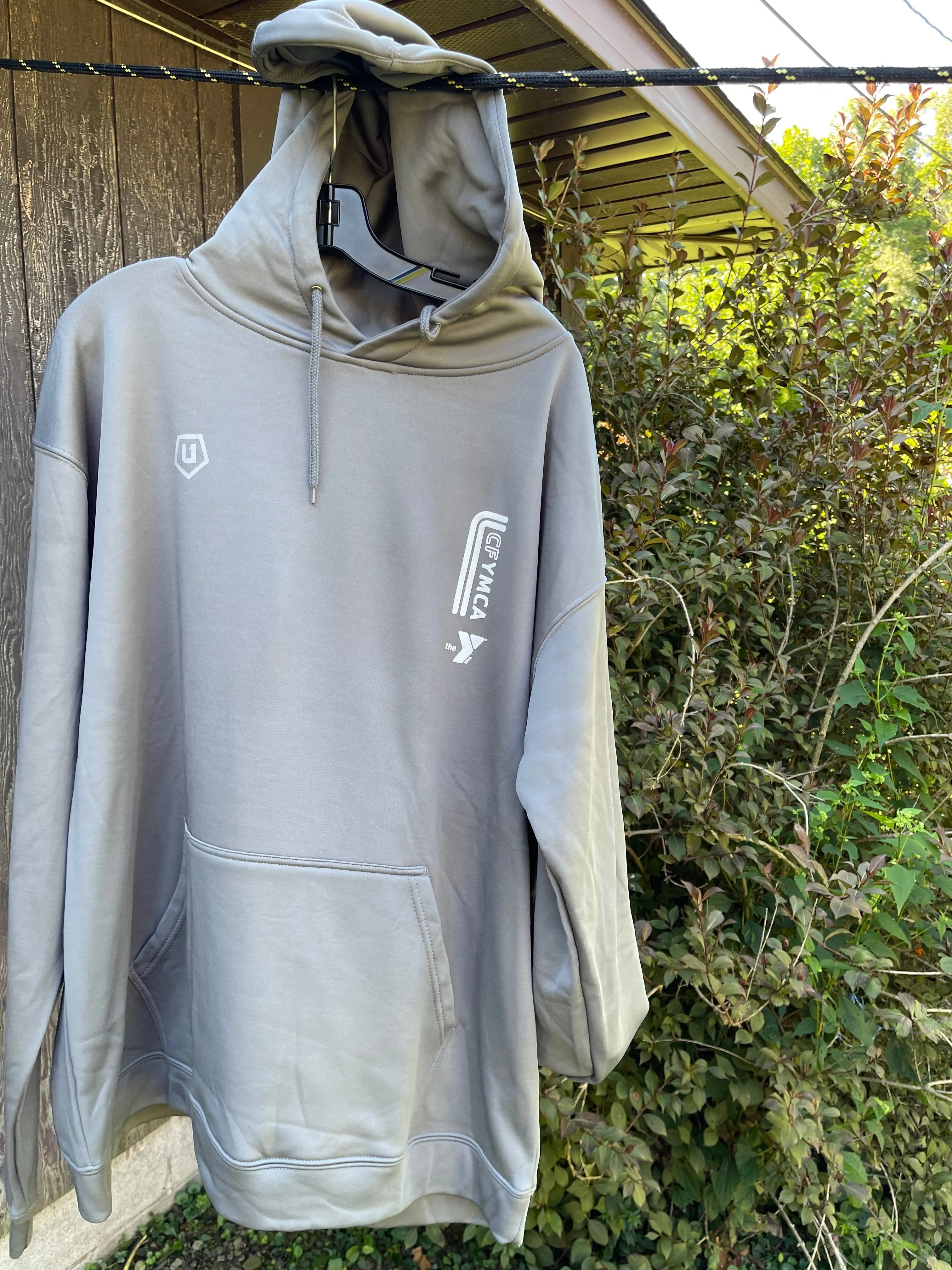 Navy/Gray Dri Fit Hoodie