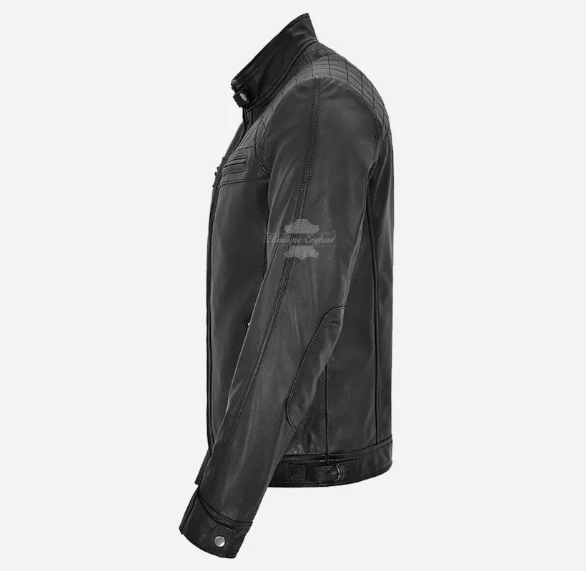 NORSEMEN Biker Leather Jacket For Mens Real Leather Fashion Jacket