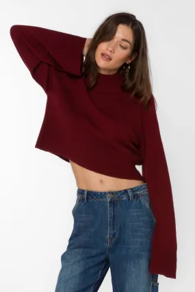 Oaklynn Cabernet Sweater