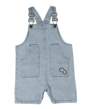 one piece overall buckles - blue