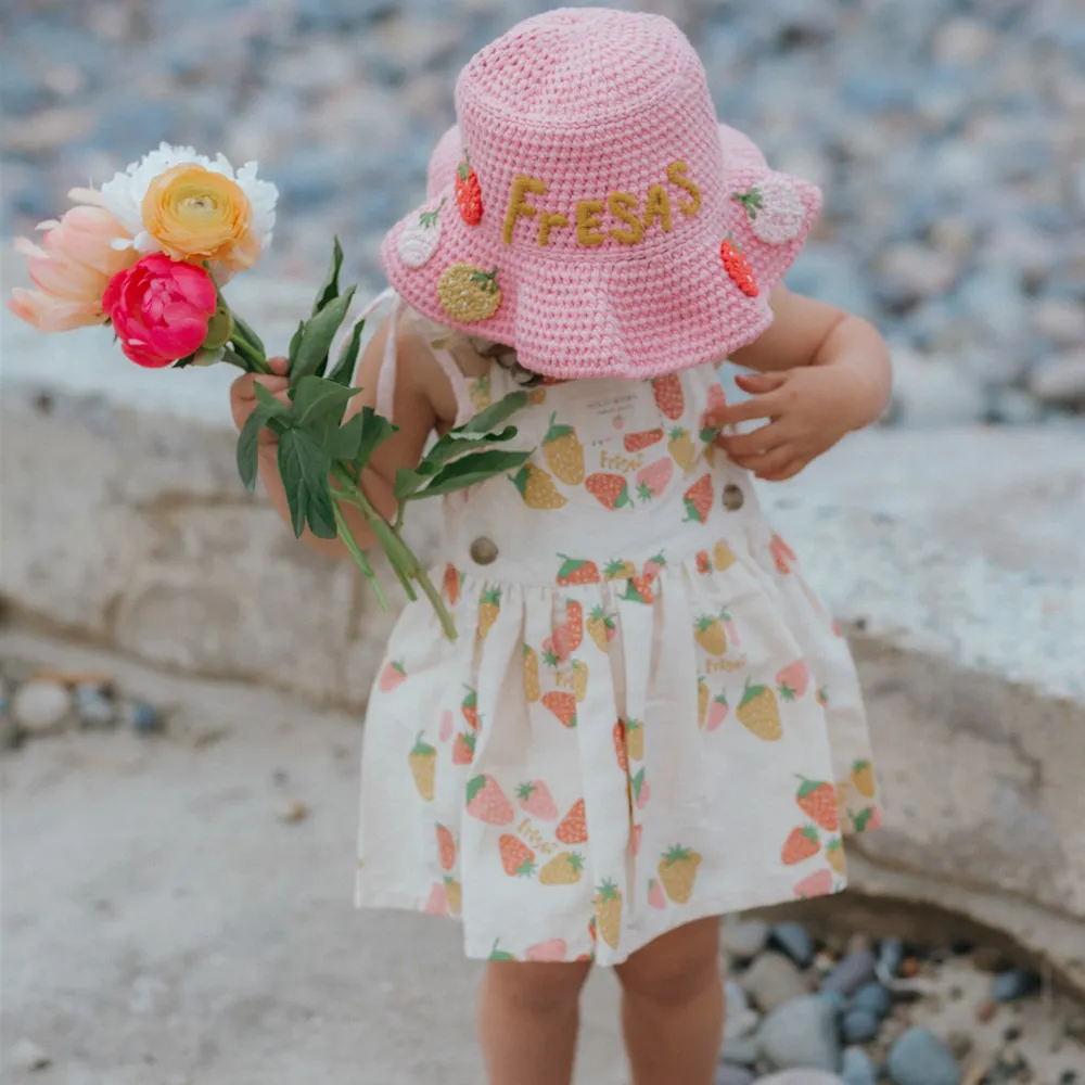 Overall Dress Strawberry