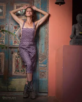 Overall Woman / Linen Printed - Pink XOXOLATL