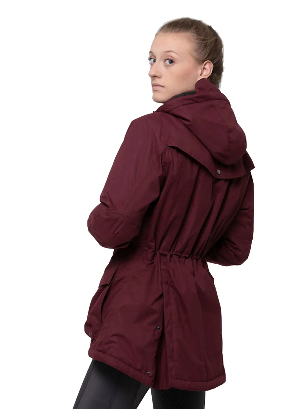 PE Cascata Ladies Waterproof Jacket Wine