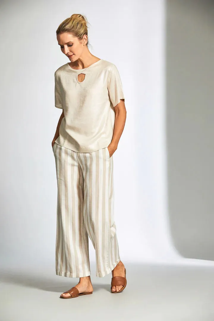 Peruzzi Stripe Linen Trouser