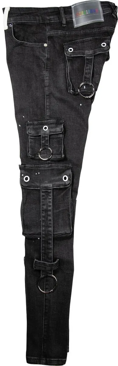 Pheelings-Auhl Aologne Cargo Pants-Dark Black