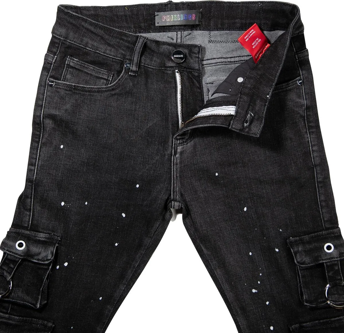 Pheelings-Auhl Aologne Cargo Pants-Dark Black