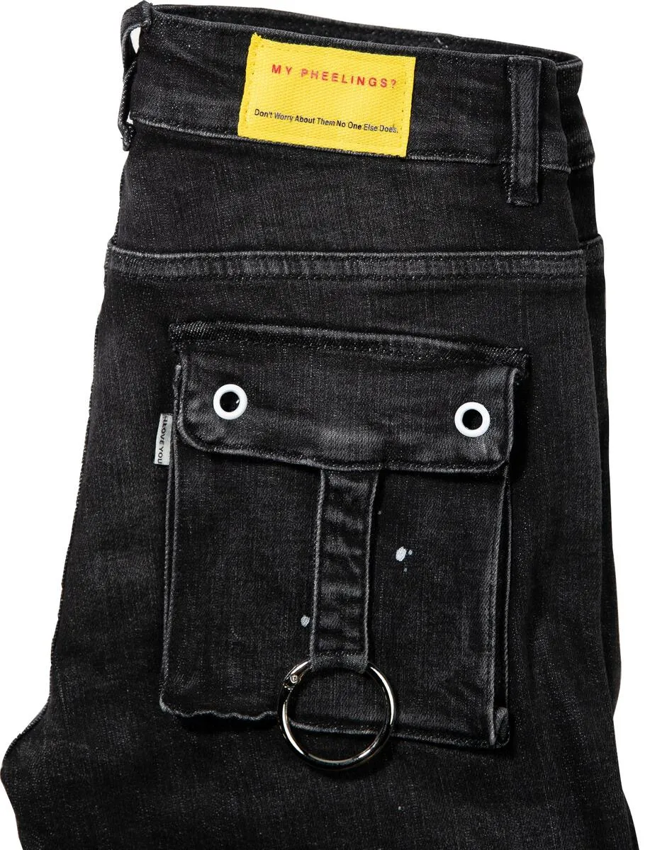 Pheelings-Auhl Aologne Cargo Pants-Dark Black