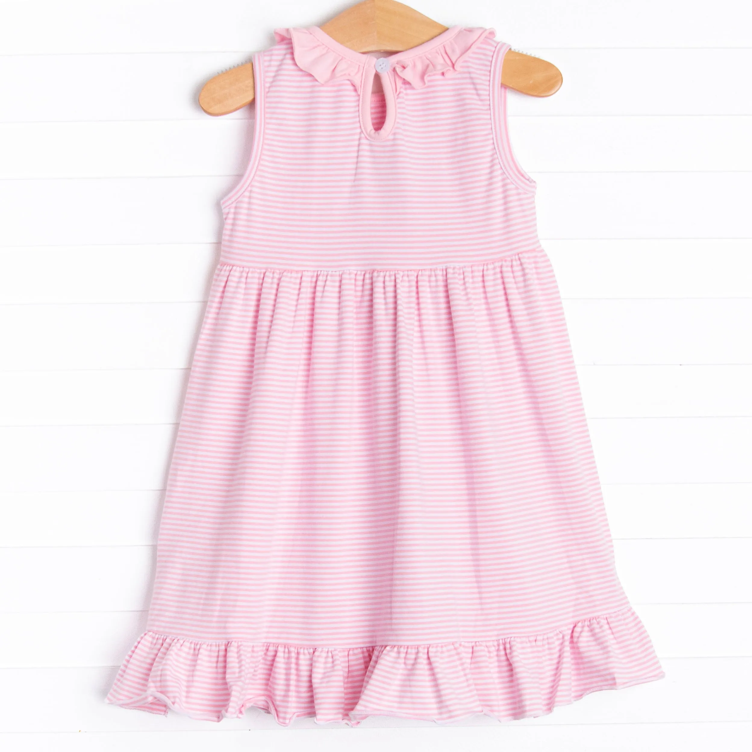 Pink Paradise Applique Dress, Pink