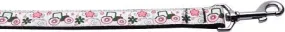 Pink Tractors 1 inch wide 4ft long Leash