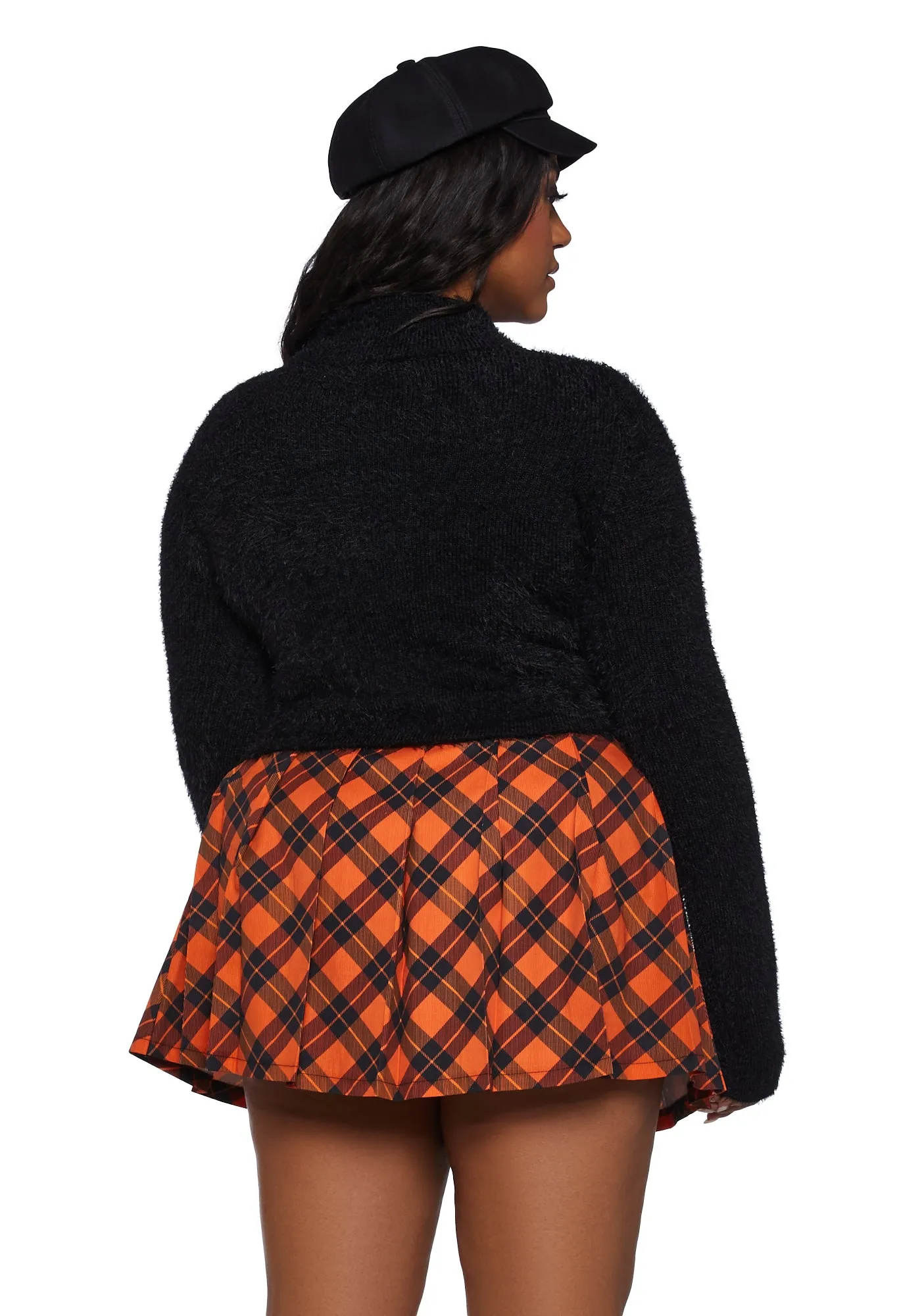 Plus Cut It Out Crop Sweater