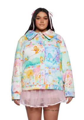 Plus Friendship Forever Twill Jacket