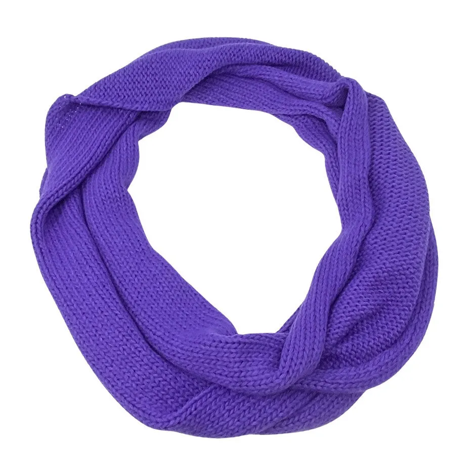 Portolano Purple Infinity Scarf