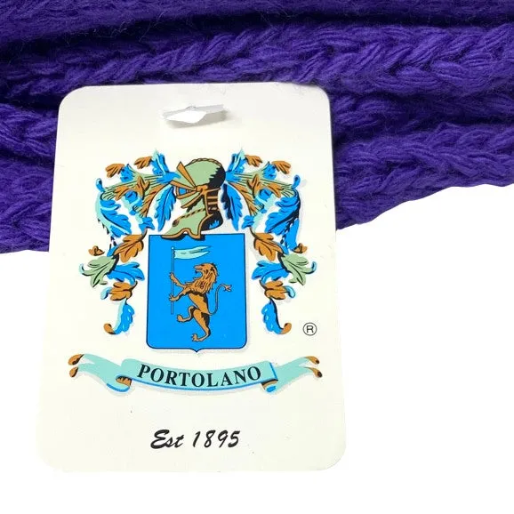 Portolano Purple Infinity Scarf