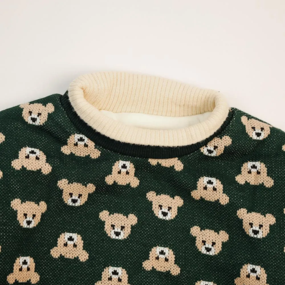 printed quilted pullover 7188