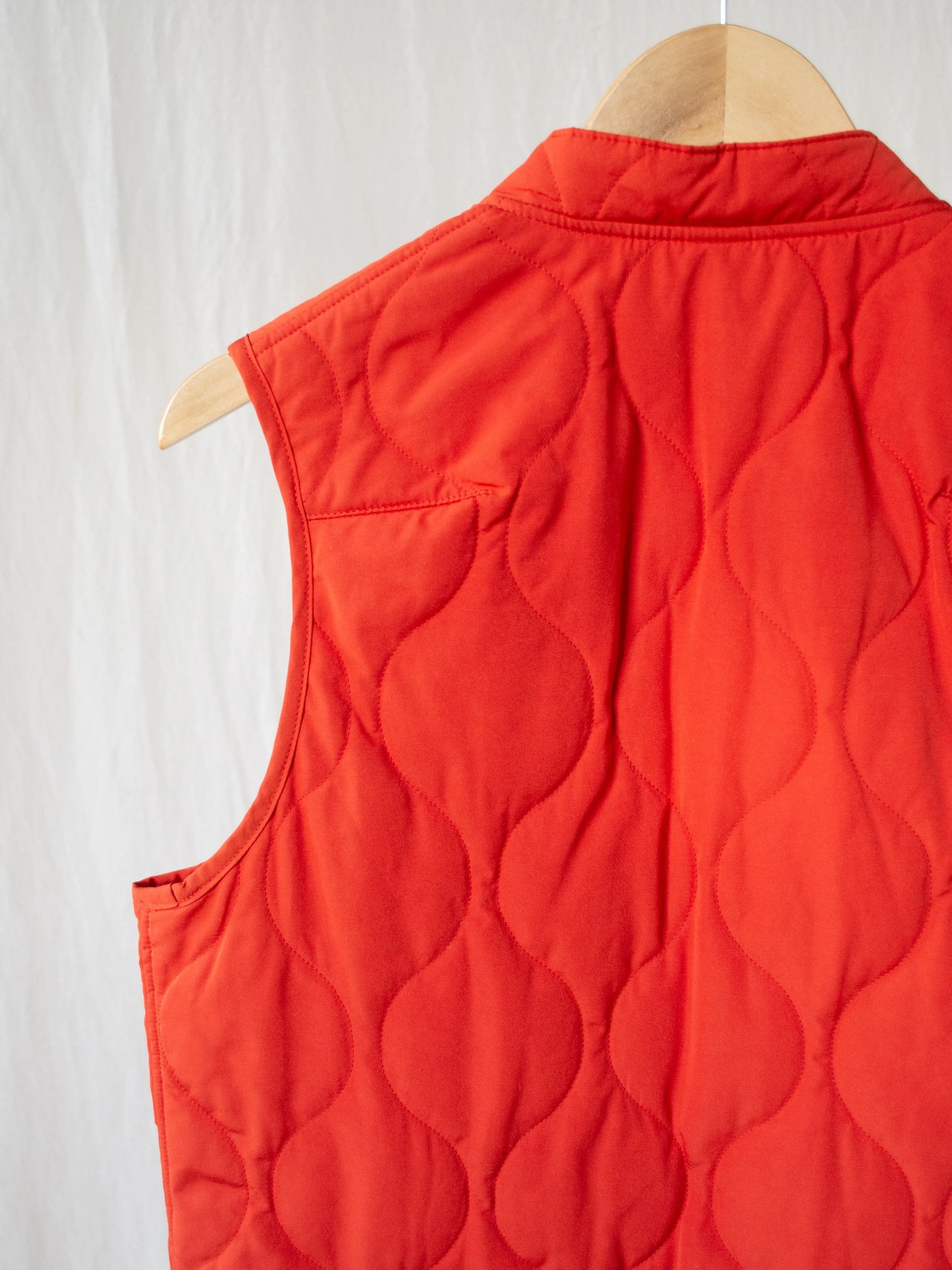 Quilted Liner Vest - Orange