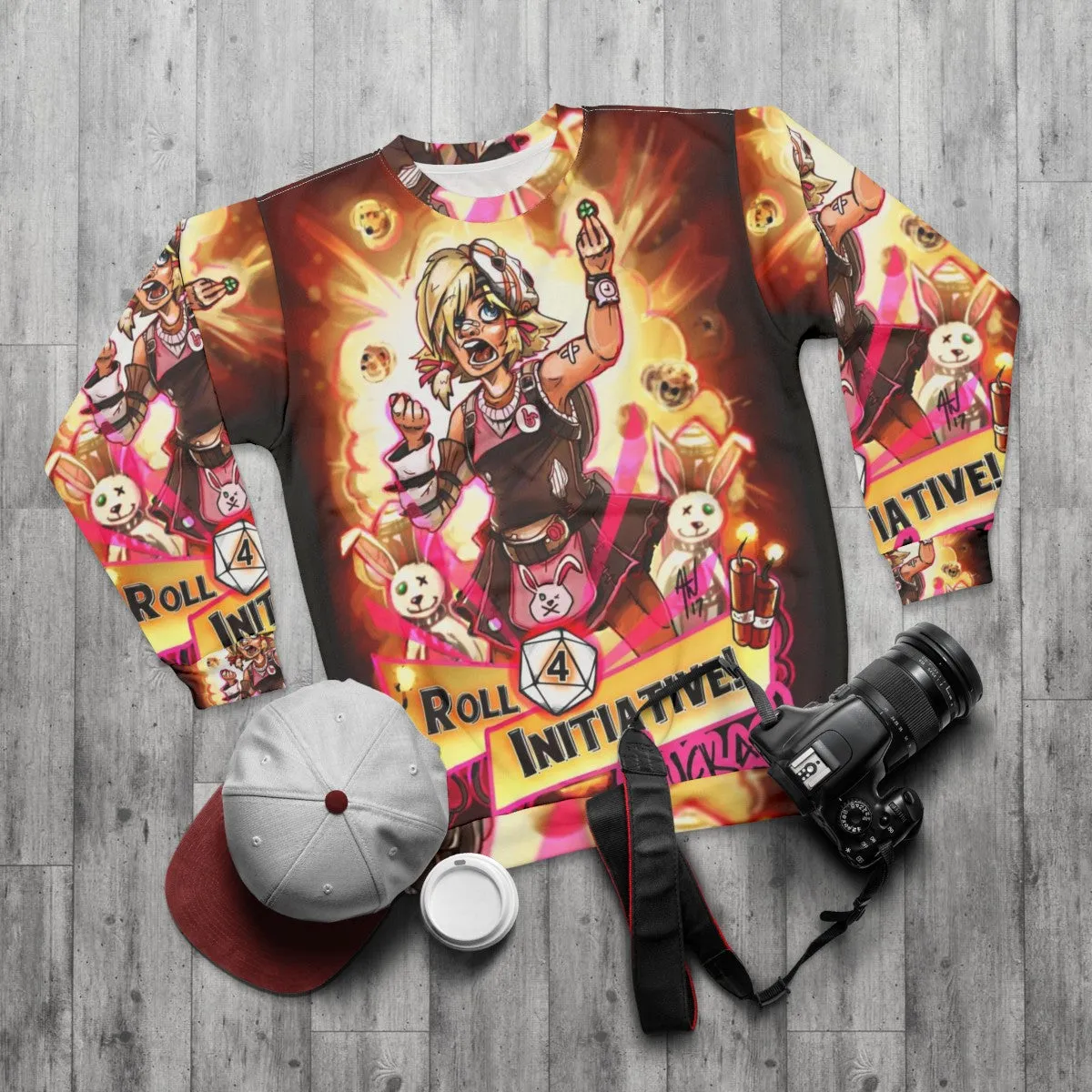 "Roll for Initiative Suckas" Borderlands Gamer Sweatshirt