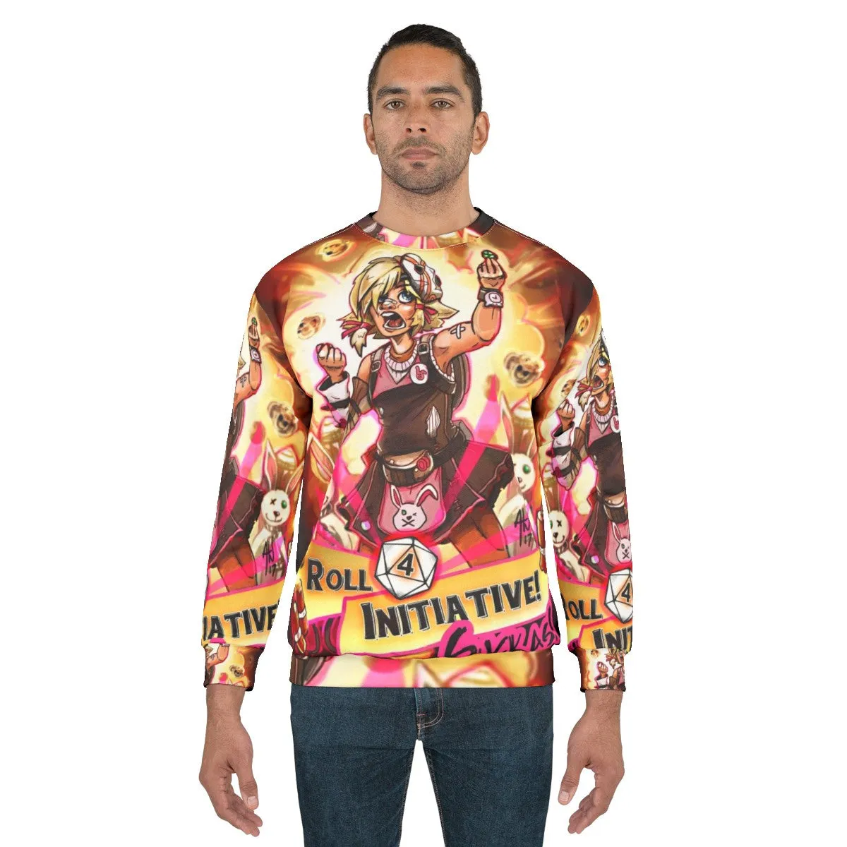 "Roll for Initiative Suckas" Borderlands Gamer Sweatshirt