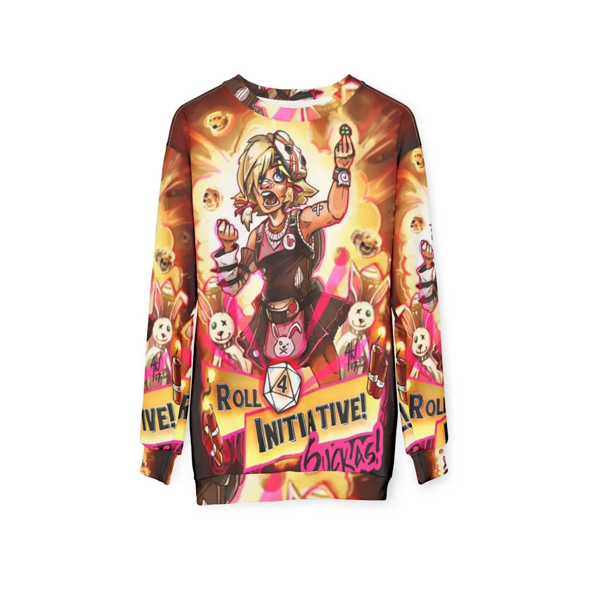 "Roll for Initiative Suckas" Borderlands Gamer Sweatshirt