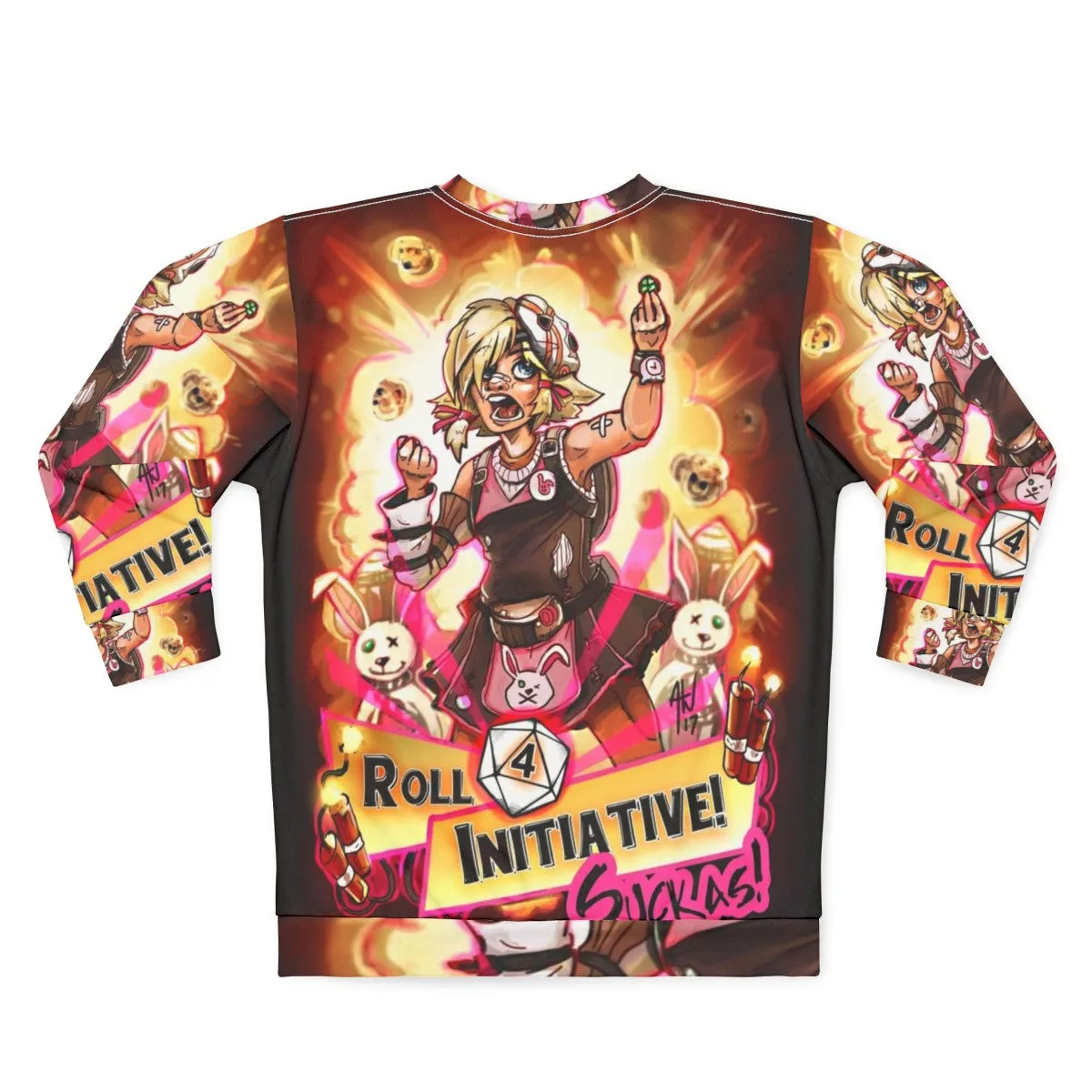 "Roll for Initiative Suckas" Borderlands Gamer Sweatshirt