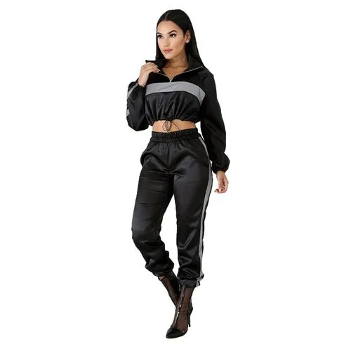 Reflective Set Turn-down Collar Buckle Drawstring