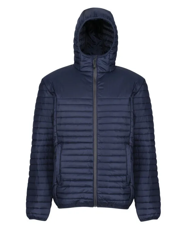 Regatta Honestly Made Men's Recycled Thermal Jacket | Hooded | Insulated | Black or Navy | S-3XL