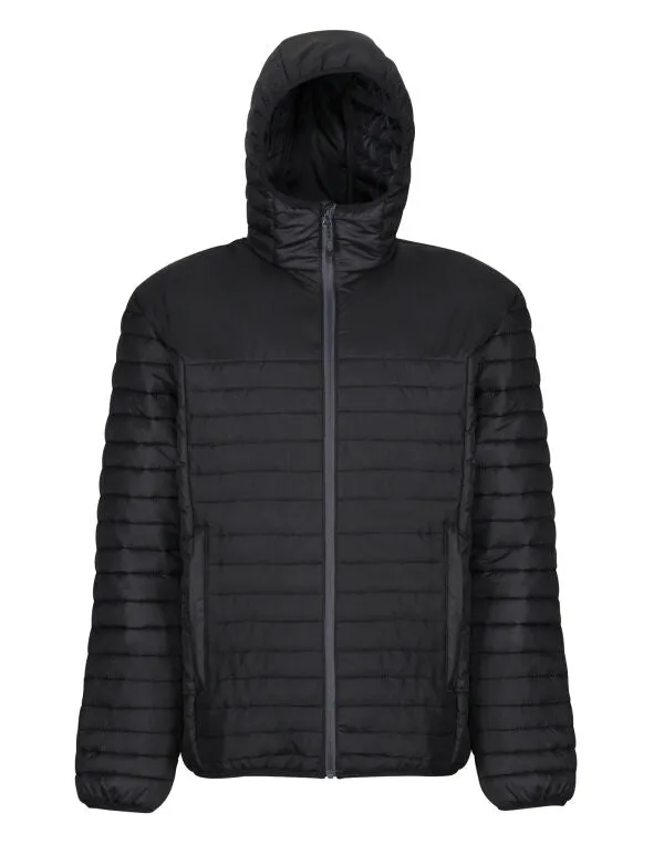 Regatta Honestly Made Men's Recycled Thermal Jacket | Hooded | Insulated | Black or Navy | S-3XL