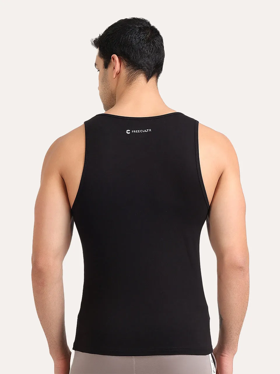 Regular Fit Organic Cotton Comfort Vest for Men-Pack of 5
