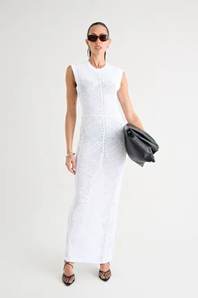 RENOIR KNIT DRESS | POWDER