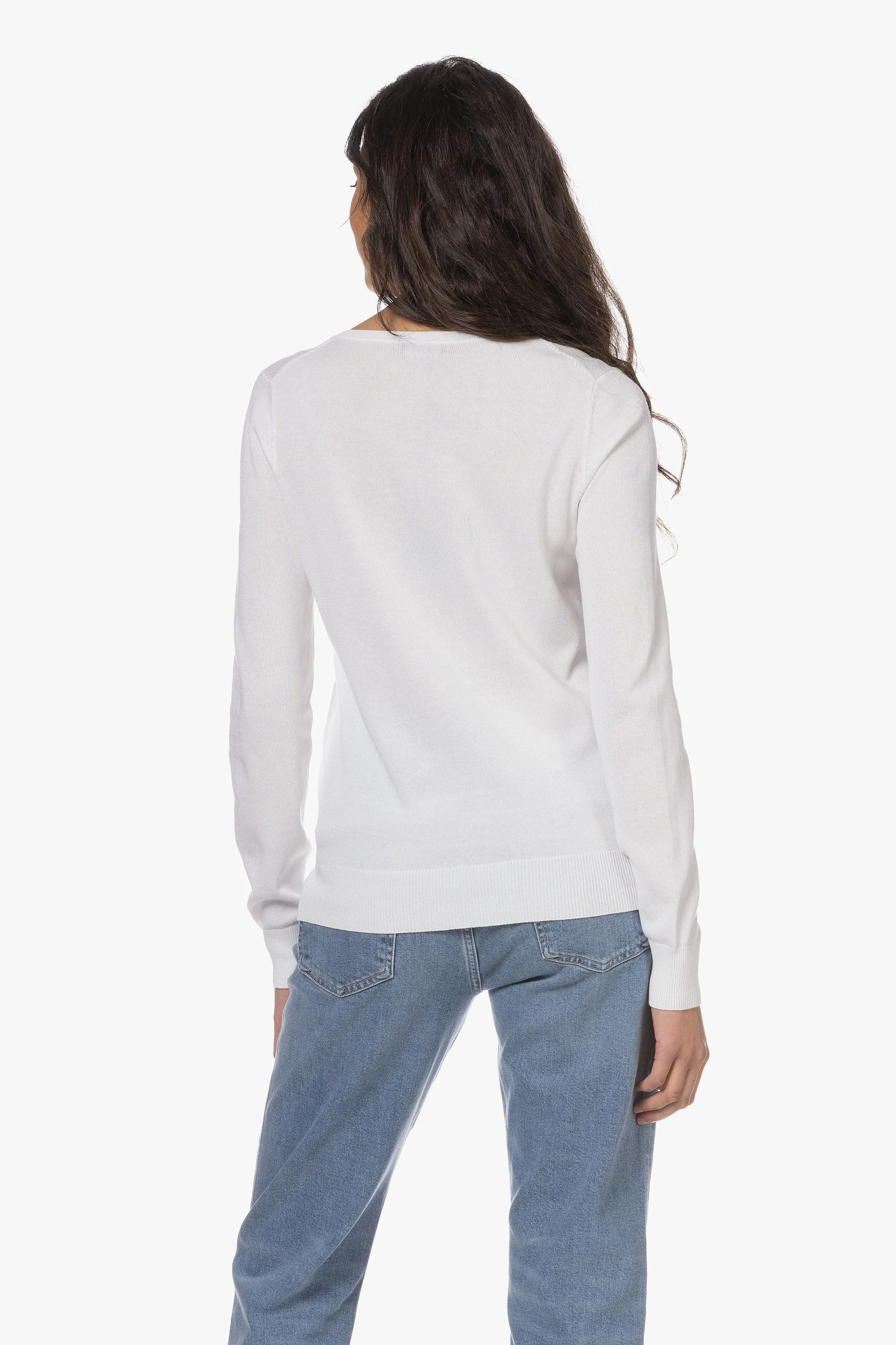 Repeat Knitted V-Neck Pullover