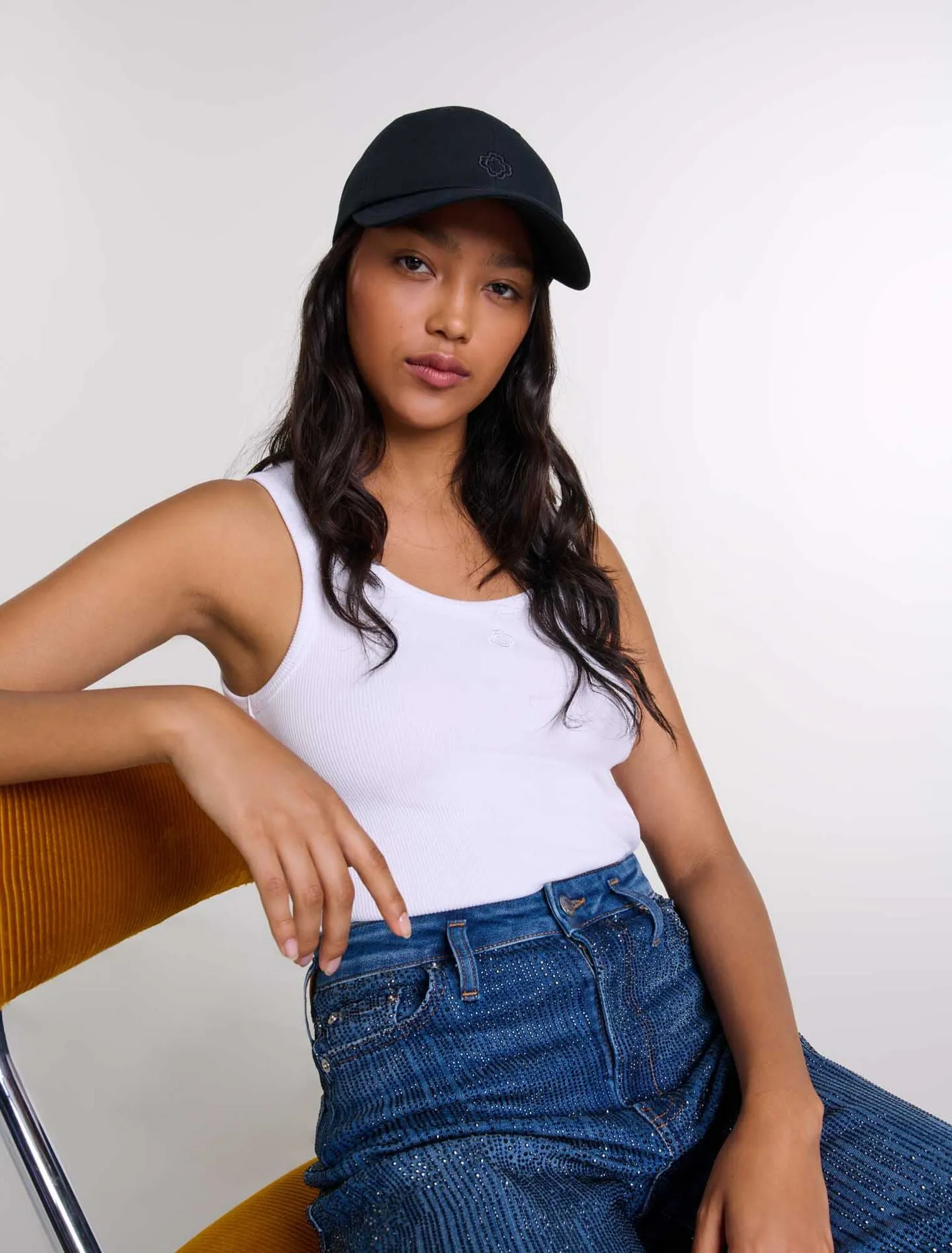 Rib knit tank top