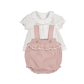 Sakura Knit Overall Set