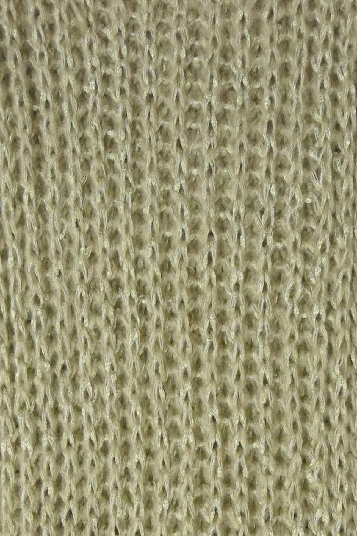 Shimmer Knit Infinity Scarf with Metallic Yarn