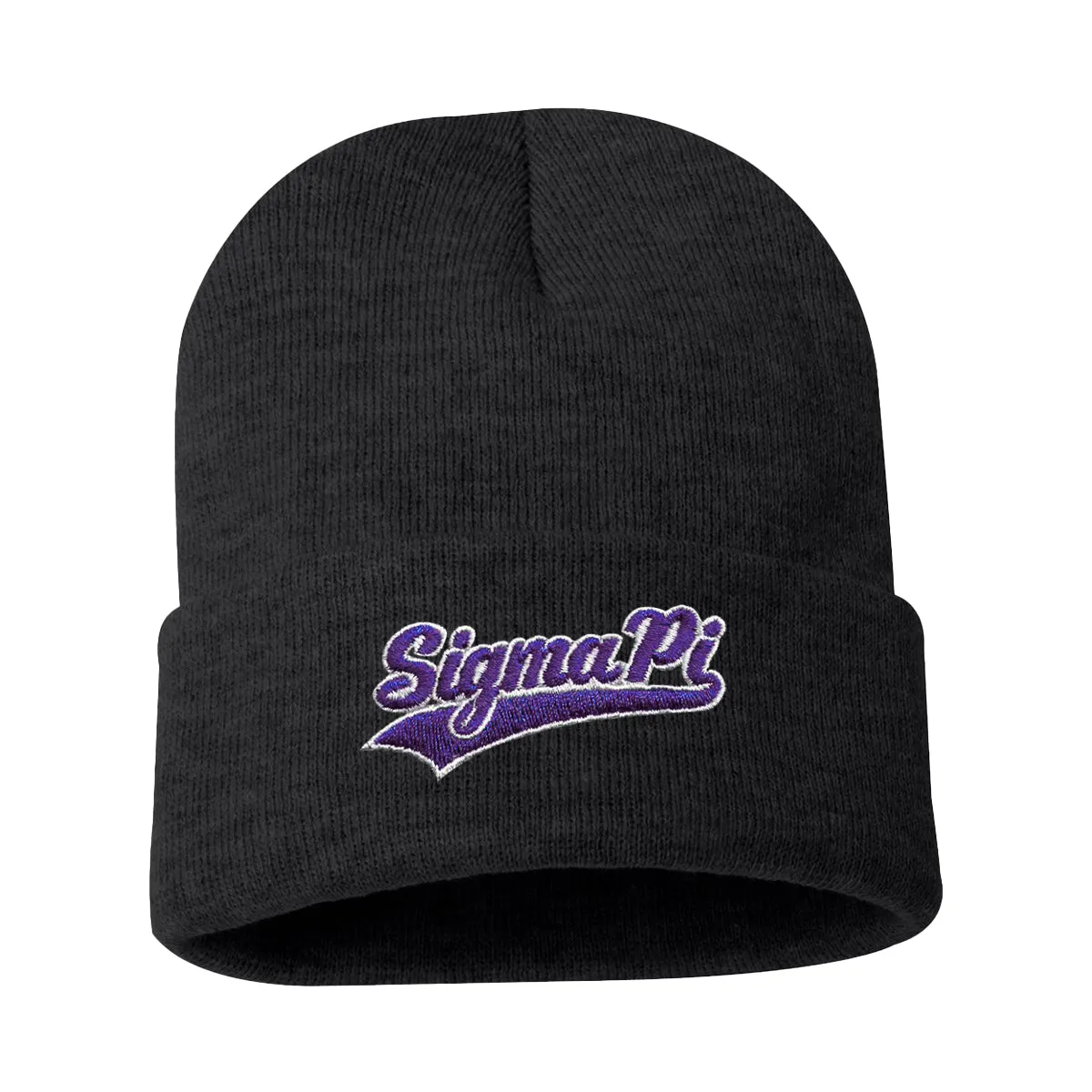 Sigma Pi Signature Charcoal Beanie