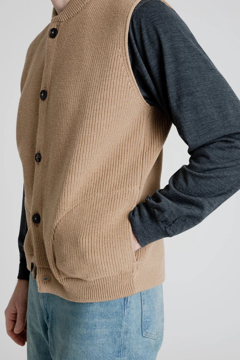 Skipper Vest - Camel