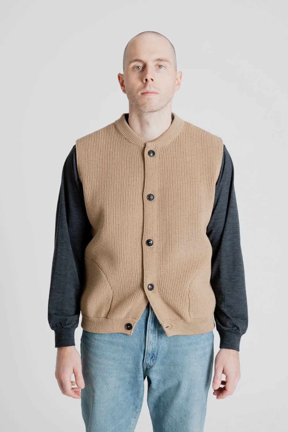Skipper Vest - Camel