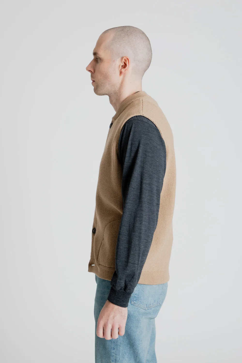 Skipper Vest - Camel